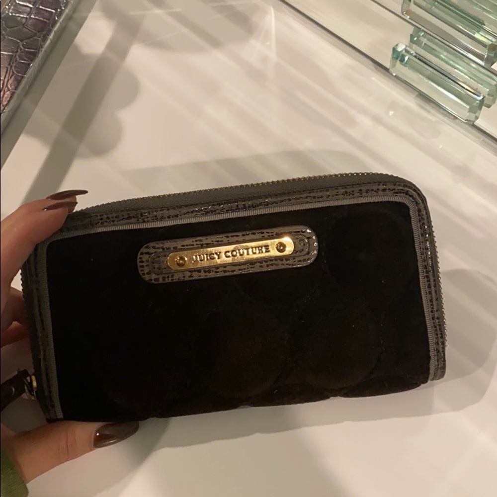 Juicy couture velvet wallet